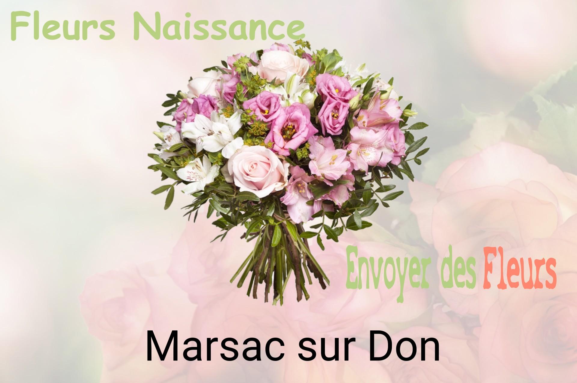 Bouquet de fleurs de naissance livré à Marsac-sur-Don
