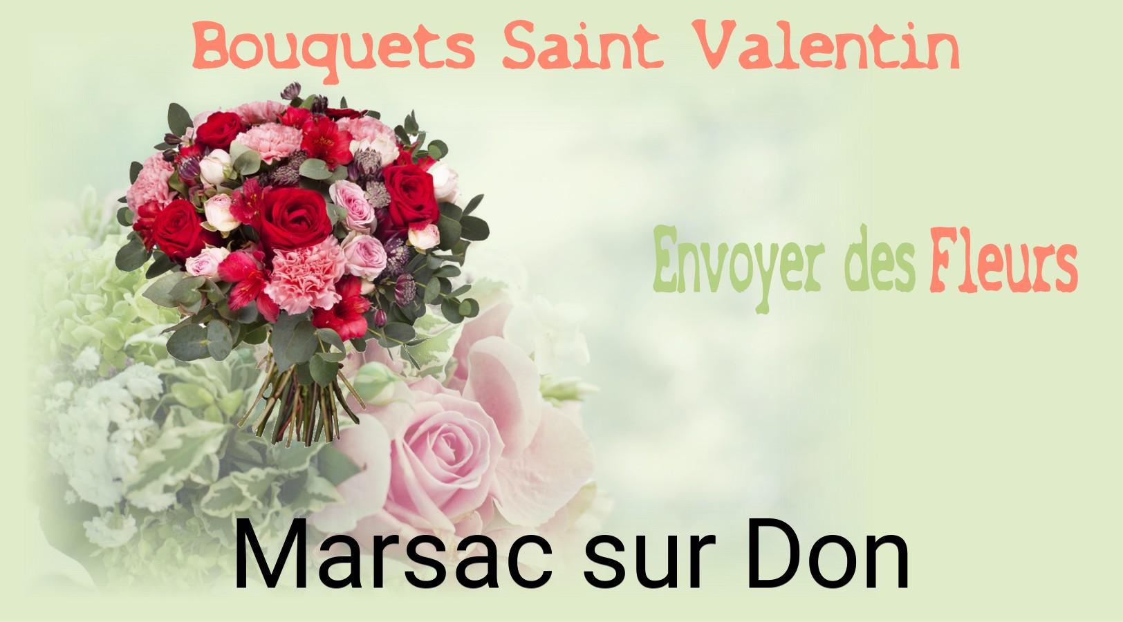 Roses de Saint-Valentin livrées à Marsac-sur-Don